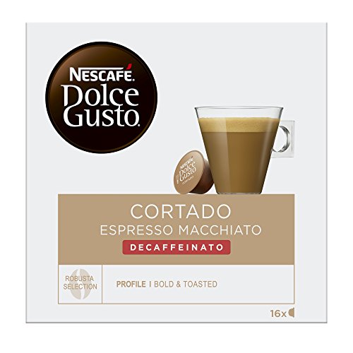 Nescafé Dolce Gusto Café Cortado descafeinado - 16 Cápsulas de Café