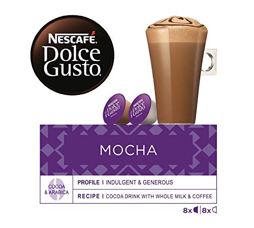 NESCAFÉ Dolce Gusto Mocha | Cápsulas Sabor a Chocolate - 16 cápsulas de café
