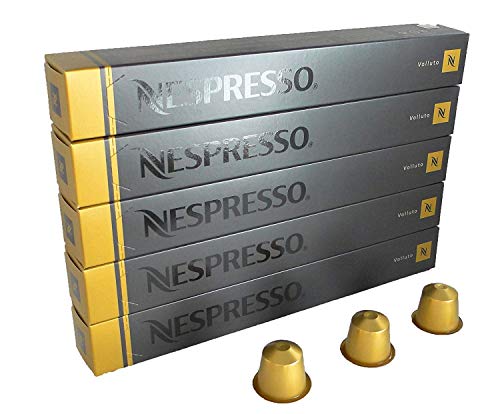 Nespresso Espresso Volluto, Pack of 5, 5 x 10 Capsules