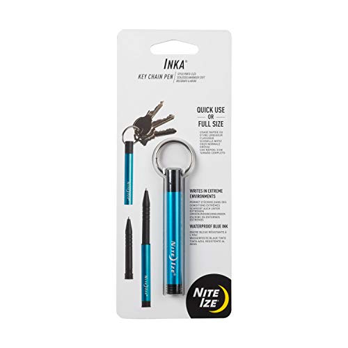Nite Ize Inka Key Chain Pen, Llavero Adultos unisex, blau, 0