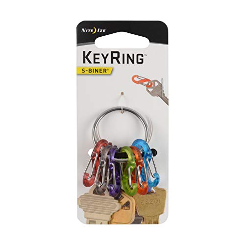 NITEIZE Keyring S-biner- Llavero unisex S-Biner Lock - Multicolor, N/A