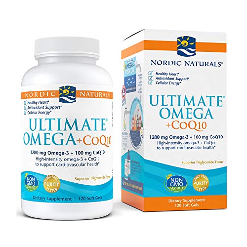 Nordic naturals ultimate omega 3 + coq10 1280 mg 60 cápsulas blandas en