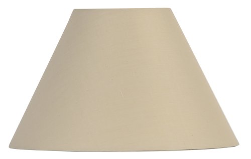 Oaks Lighting - Pantalla para lámpara (15 x 25/10 cm), color beige