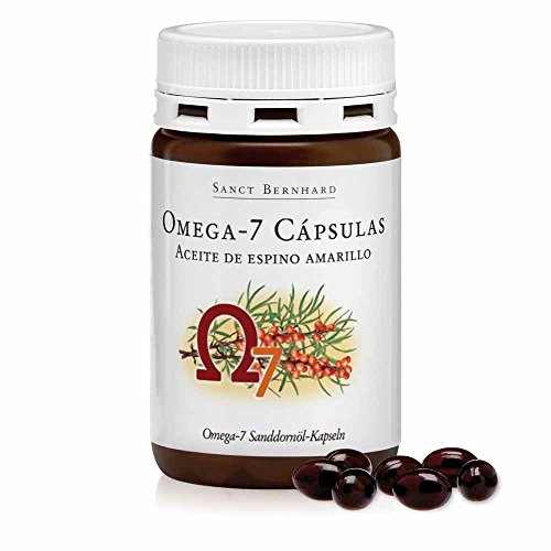 Omega-7 Aceite de Espino Amarillo 100% orgánico, para los mucosas - 100 Cápsulas