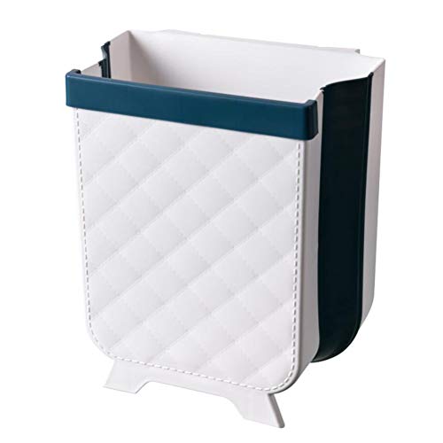 OUTEYE Cubo de Basura Colgante Plegable Cubo de Basura de Almacenamiento de residuos de Cocina Cubo de Basura montado en la Pared Cubo de Basura para baño Inodoro OUTEYE Cubo de Basura Colgante Plegable Cubo de Basura de Almacenamiento de residuos de Cocina Cubo de Basura montado en la Pared Cubo de Basura para baño Inodoro