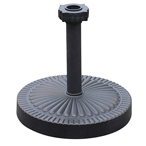 Outsunny Base de Sombrilla Ajustable Universal Pie de Parasol de Cemento Playa Soporte de Sombrilla Redondo Patio Jardín Estilo Retro Φ44.5x43.5cm HDPE Outsunny Base de Sombrilla Ajustable Universal Pie de Parasol de Cemento Playa Soporte de Sombrilla Redondo Patio Jardín Estilo Retro Φ44.5x43.5cm HDPE