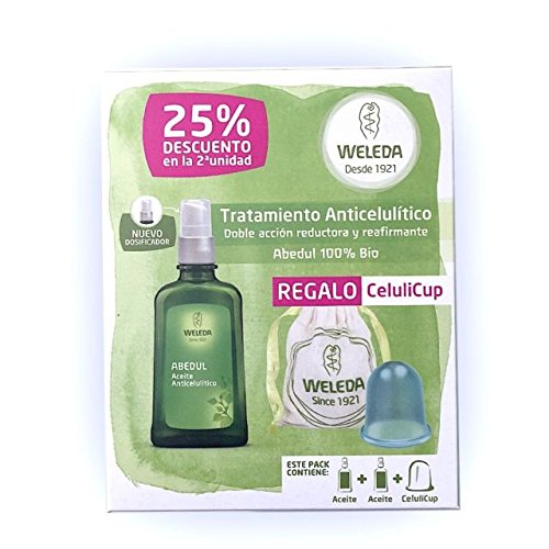 Pack Anticelulítico Weleda Aceite Abedul 2 unidades + CeluliCup Pack Anticelulítico Weleda Aceite Abedul 2 unidades + CeluliCup