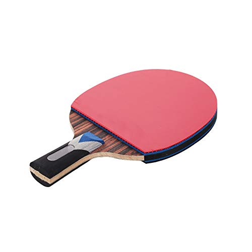 Paleta de Ping Pong Tabla Raqueta de Tenis de ébano intermedio y avanzado Raqueta Juego Straight Shot Raquetas Pro Premium (Color : Multi-Colored, Size : 15X24CM)