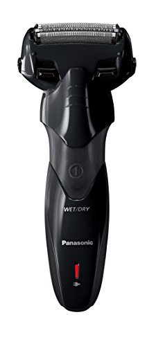 Panasonic ES-SL33-K503 - Afeitadora eléctrica para hombre, Wet&Dry, recargable, 3 hojas de acero inoxidable, 13.000 oscilaciones, 100% lavable, negro