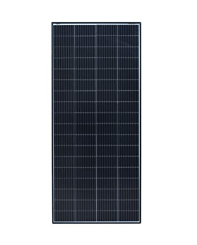 Panel solar monocristalino de enjoy solar®, con tecnología de celdas PERC, versión de marco negro (200 W)