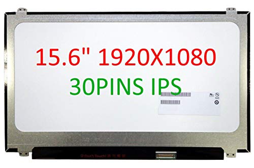 Pantalla de repuesto para portátil de 15,6 pulgadas, LED, LCD, 1920 x 1080, IPS, 30 pines, mate, compatible con AU OPTRONICS B156HAN01.2