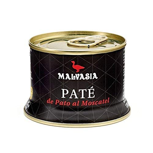 Paté de Pato Gourmet de Sabor Suave al Moscatel Malvasía, lata abre fácil de 130 g