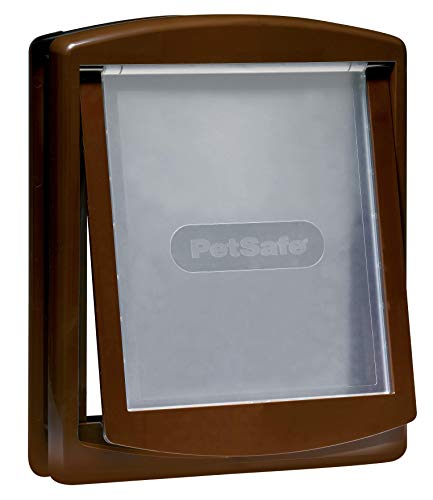 PetSafe Puerta para Mascotas Original con 2 Posiciones Staywell De - Fácil Instalación - Gatera En Exterior O Interior - Panel De Cierre Acoplable Personalizable - Fabricación Resistente, con 100 ml PetSafe Puerta para Mascotas Original con 2 Posiciones Staywell De - Fácil Instalación - Gatera En Exterior O Interior - Panel De Cierre Acoplable Personalizable - Fabricación Resistente, con 100 ml