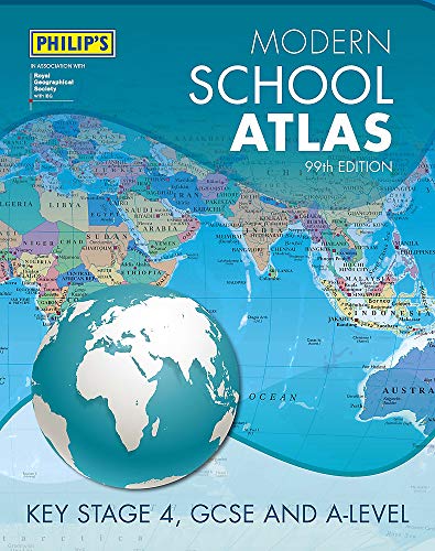 Philip's Modern School Atlas 99th Edition (Philip's Road Atlases)