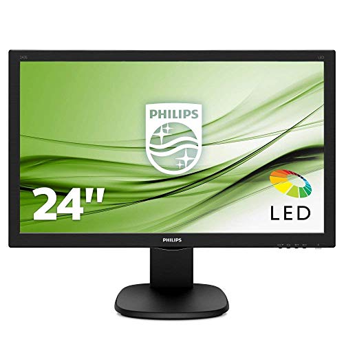 Philips S Line 243S5LHMB LED display 59,9 cm (23.6") Full HD Plana Mate Negro - Monitor (59,9 cm (23.6"), 1920 x 1080 Pixeles, Full HD, LED, 1 ms, Negro)