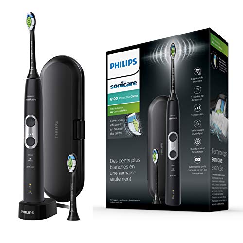 Philips Sonicare HX6870/47 Cepillo dental eléctrico recargable ProtectiveClean 6100 - Negro