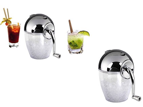 Picadora manual de cubitos de hielo, picadora de hielo con cuchillas de acero inoxidable, manivela manual (hielo picado, picador de hielo, batidora, 1,2 L, color blanco) Picadora manual de cubitos de hielo, picadora de hielo con cuchillas de acero inoxidable, manivela manual (hielo picado, picador de hielo, batidora, 1,2 L, color blanco)