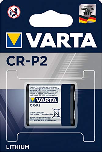 Pila de litio Varta Professional Lithium CR P2, paquete de 1 unidad, gris