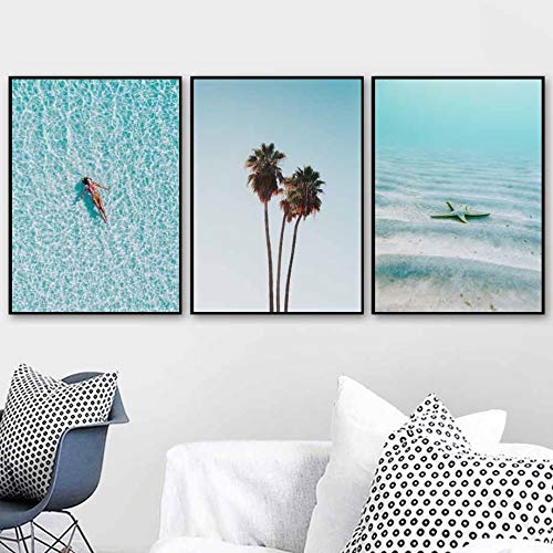 Pintura en lienzo HD Palmera Tortuga Chica junto al mar Playa Barco Pintura en lienzo Carteles e impresiones nórdicos Pintura decorativa de pared Entrada de la sala de estar Decoración del hogar Pintura en lienzo HD Palmera Tortuga Chica junto al mar Playa Barco Pintura en lienzo Carteles e impresiones nórdicos Pintura decorativa de pared Entrada de la sala de estar Decoración del hogar