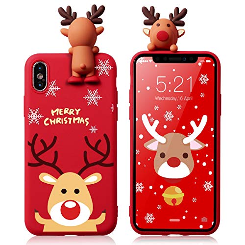 Pnakqil Funda iPhone 11 Pro MAX Silicona con Navidad 3D Dibujos Diseño Ultrafina Suave Carcasa Antigolpes TPU Protectora Piel Case Funda Navidad para Apple 11 Pro MAX, Elk 03 Pnakqil Funda iPhone 11 Pro MAX Silicona con Navidad 3D Dibujos Diseño Ultrafina Suave Carcasa Antigolpes TPU Protectora Piel Case Funda Navidad para Apple 11 Pro MAX, Elk 03