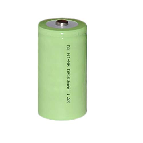 QianHaoQJu XW-Battery, 4pcs 1.2v Recargable Ni-Mh NiMH 8000mAh Pilas Tamaño D LR20 R20 for la antorcha y Calentador de Agua Gas de Horno de Cocina de la hornilla (Size : 4PCS)