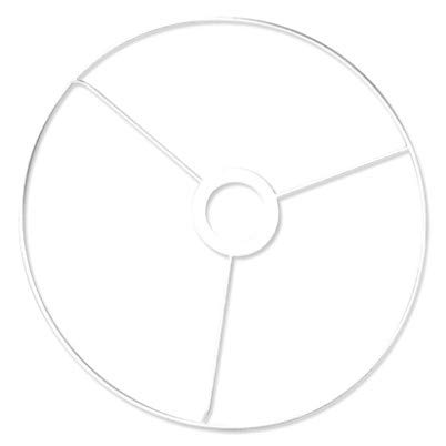 Rayher 2300100 Anillo con Cruz, 30 cm de diámetro, Revestimiento Blanco