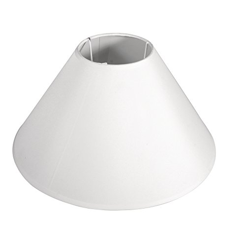 Rayher 2302802 Pantalla de lámpara cónica, ø inferior 22,5 cm, altura 14 cm, 100% polyester, Blanco Rayher 2302802 Pantalla de lámpara cónica, ø inferior 22,5 cm, altura 14 cm, 100% polyester, Blanco