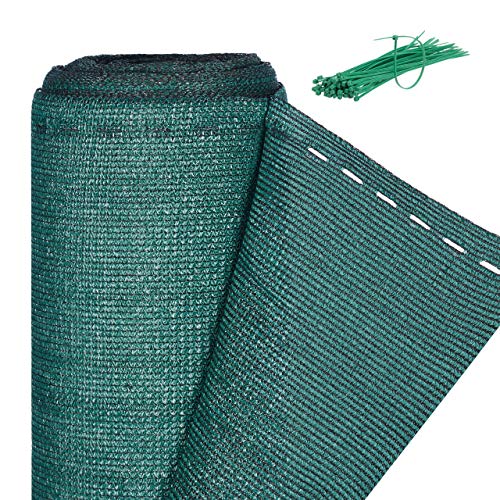 Relaxdays Panel de ocultación de jardín, Rollo de Aislamiento, HDPE, Protección Solar, 1,5 x 20 m, Verde Relaxdays Panel de ocultación de jardín, Rollo de Aislamiento, HDPE, Protección Solar, 1,5 x 20 m, Verde