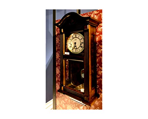 RELOJESDECO, Reloj de Pared mecánico, Reloj de Pared de péndulo 66cm, sonería Westminster con martillos