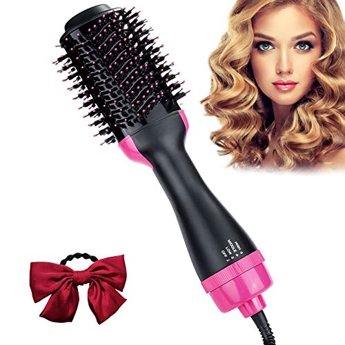 Secador De Pelo, ZAHRVIA Upgrade Cepillo De Aire Caliente 5 en 1, 3 Modos, Multifunción Secador de Cerámica con Iones Negativos para Peinado de Salón de Belleza Secador De Pelo, ZAHRVIA Upgrade Cepillo De Aire Caliente 5 en 1, 3 Modos, Multifunción Secador de Cerámica con Iones Negativos para Peinado de Salón de Belleza