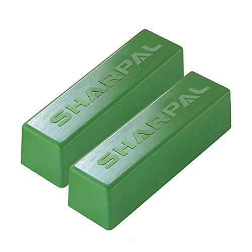 SHARPAL 208H 4 oz compuesto de pulido de cuero compuesto de pulido verde fino para afilar trazos (2 unidades, total 4 onzas)