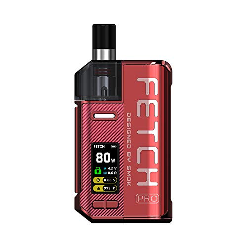 SMOK Fetch Pro Pod Kit 80W Cartucho de malla de 4.3ml RPM 0.4ohm RGC Bobina de malla cónica 0.17ohm Spray Cigarrillo electrónico