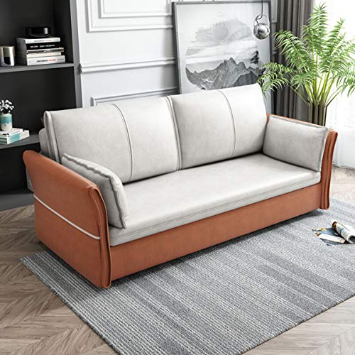 Sofá Cama Convertible Europeo,Sofá Cama Plegable 2 En 1, Sofá De Dos Plazas con Almacenamiento Futón Sofás Extraíbles, Sofá Cama Perezoso, Muebles para Sala De Estar Apartamento,1.5M