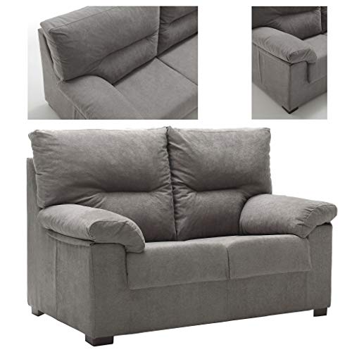 Sofá Odin 2 Plazas Gris Perla 150x87 CM con Tejido Hipoalargénico y Desenfundable y Sistema de Limpieza ACUALINE (Envío con Subida a Domicilio y Montaje Incluido) Sofá Odin 2 Plazas Gris Perla 150x87 CM con Tejido Hipoalargénico y Desenfundable y Sistema de Limpieza ACUALINE (Envío con Subida a Domicilio y Montaje Incluido)