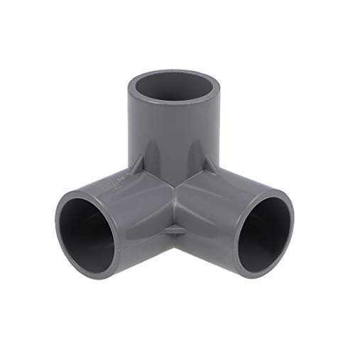 sourcing map Racor de Pvc de Codo de 3 Vías, Zócalo, Accesorios de Esquina en T para Rociadores de Irrigación Gris 25 mm, 10Pcs sourcing map Racor de Pvc de Codo de 3 Vías, Zócalo, Accesorios de Esquina en T para Rociadores de Irrigación Gris 25 mm, 10Pcs
