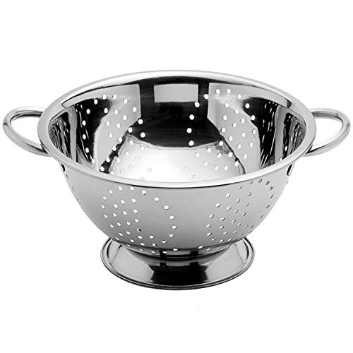 Space Home - Escurridor de Cocina con Pie - Acero Inoxidable - Ø 28 cm Space Home - Escurridor de Cocina con Pie - Acero Inoxidable - Ø 28 cm