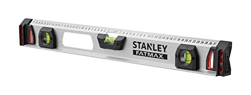 Stanley Nivel cuerpo perfilado FatMax 60 cm - base magnética 1-43-554, Negro, 60cm