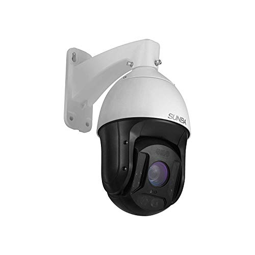 SUNBA 25X Optical Zoom 3MP IP PoE+ Outdoor PTZ Camera, Built-in Mic High Speed ONVIF Security PTZ Dome, Auto-Focus and up to 300m Night Vision (601-D25X)