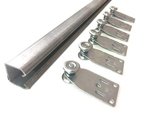 Tendaggimania - Guía monorial en hierro galvanizado MR3 - Superficie de deslizamiento para lonas de PVC, toldos pérgolas, varios tamaños Tendaggimania - Guía monorial en hierro galvanizado MR3 - Superficie de deslizamiento para lonas de PVC, toldos pérgolas, varios tamaños