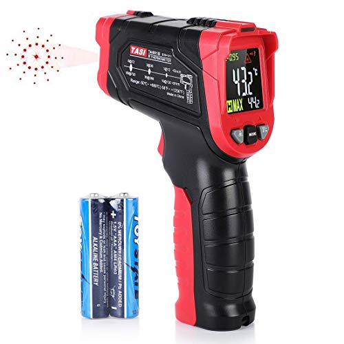 Termómetro Infrarrojo, -50℃ a 680℃ (-58 ℉ ~ 1056 ℉) Termómetro Láser Pistola de Temperatura de Lectura Instantánea Digital sin Contacto con Retroiluminación de LCD, Pilas para cocina Termómetro Infrarrojo, -50℃ a 680℃ (-58 ℉ ~ 1056 ℉) Termómetro Láser Pistola de Temperatura de Lectura Instantánea Digital sin Contacto con Retroiluminación de LCD, Pilas para cocina