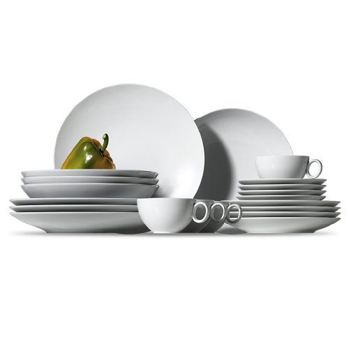 Thomas Loft - Vajilla de porcelana de 16 piezas color blanco Thomas Loft - Vajilla de porcelana de 16 piezas color blanco