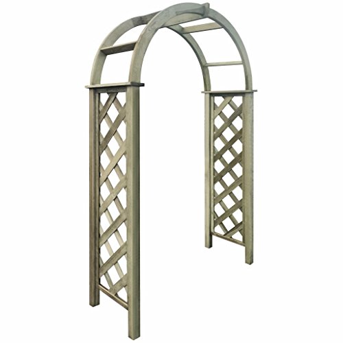 Tidyard Arco de Jardin para Plantas Arco de Celosía Arco para Rosas Arco de Flores para Jardín Patio Terraza Madera de Pino Verde Impregnada 110x30x230cm Tidyard Arco de Jardin para Plantas Arco de Celosía Arco para Rosas Arco de Flores para Jardín Patio Terraza Madera de Pino Verde Impregnada 110x30x230cm