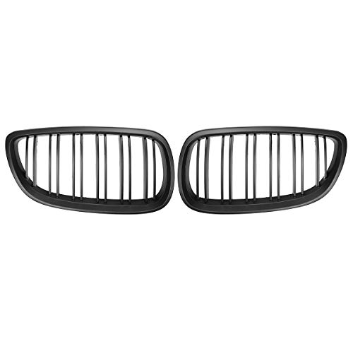 TOOGOO Parrilla De Ri？on Delantera Negra Enrejado para BMW E92 E93 M3 3 Series Coupe 2006-2010