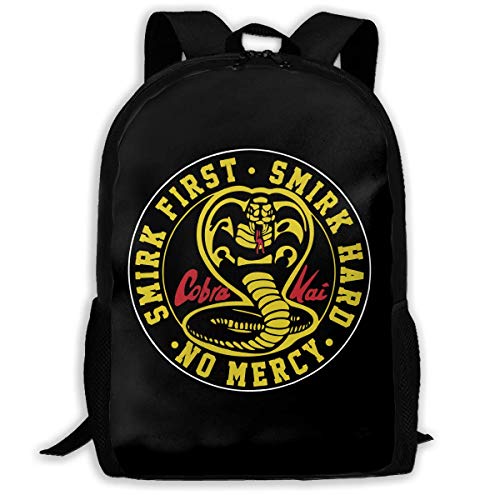 TTmom Mochilas Tipo Casual,Bolsa de Viaje Cobra Kai Karate Dojo Unisex Backpack Shoulder Bag School Backpack Travel Bags Laptop Backpack