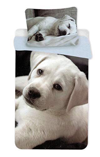 U&D Juego de ropa de cama para perros, funda nórdica de 140 x 200 cm y funda de almohada de 70 x 90 cm.