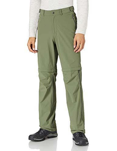 VAUDE Farley 04575 - Pantalones para hombre (cierre en T, 46), color marrón VAUDE Farley 04575 - Pantalones para hombre (cierre en T, 46), color marrón