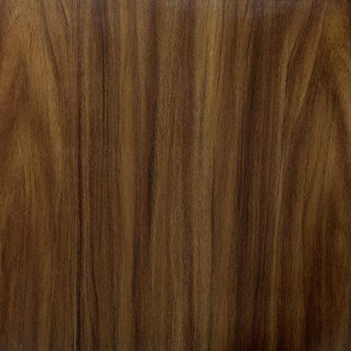 Venilia KF Basic Nuss 45cmx1,5m adhesiva madera de nogal decorativa, muebles, papel pintado, lámina autoadhesiva, PVC, sin ftalatos, 1,5m, 53405, 45 cm x 1,5 m