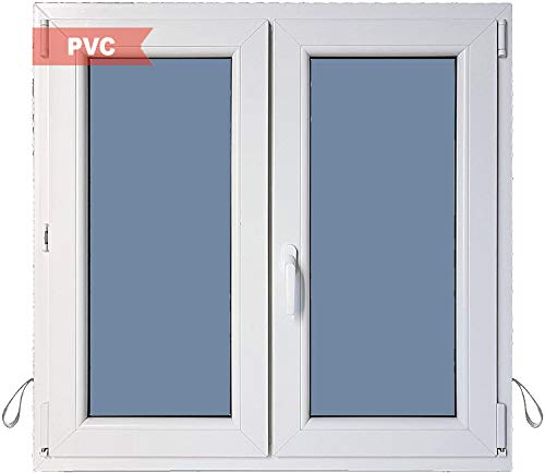 Ventana PVC Practicable Oscilobatiente 2 hojas 1000 ancho x 1000 alto