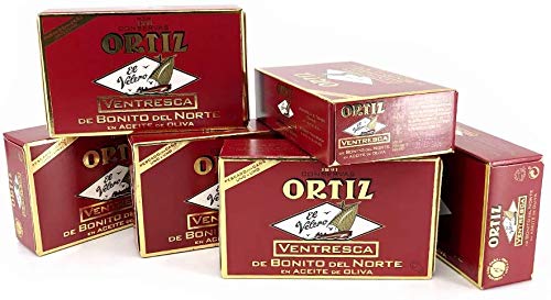 Ventresca de Bonito ORTIZ - 6 latas de conserva de Ventresca de Bonito