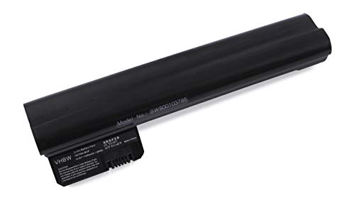 vhbw Batería Li-Ion 4400mAh (10.8V) Negra para Ordenador portátil HP/CompaQ Mini 210 Vivienne Tam, 210-1000 como 582213-121, HSTNN-IB0O.